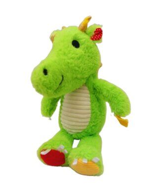 Make Believe Ideas Green Dragon Plush 13" Stuffed Animal Rattle